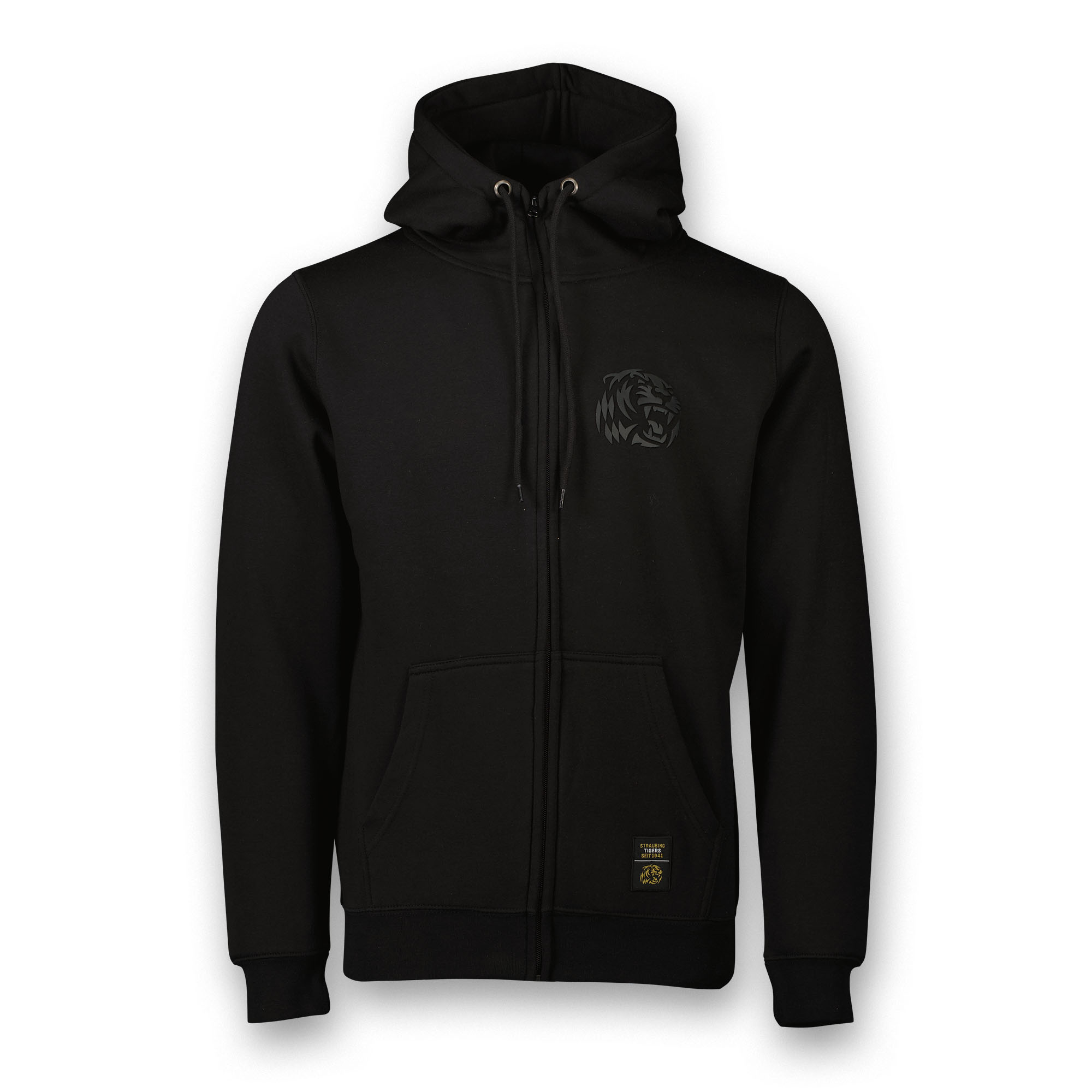 Zip-Hoodie BLACK ON BLACK